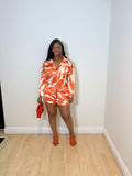 Sunset Stroll Satin Set